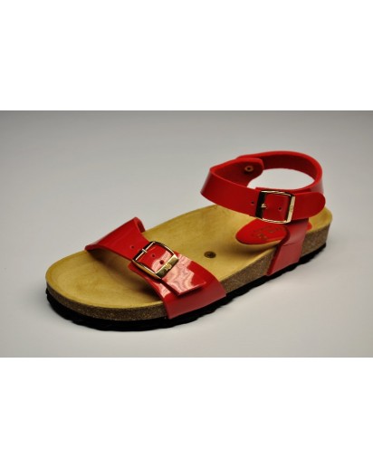 SANDALO VERNICE ROSSO  MARTINA