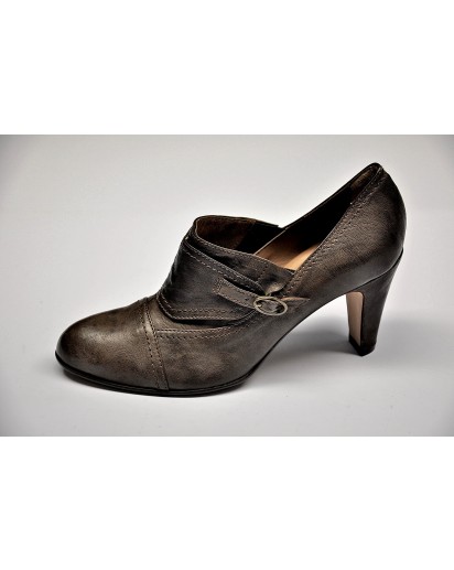 SCARPA VITELLO MARRONE TACCO 70MM ERCOLI