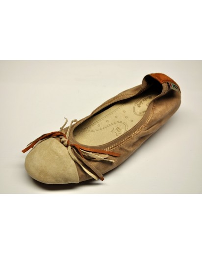 BALLERINA TORTORA-SABBIA-COGNAC NEW ITAL