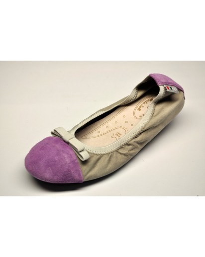 BALLERINA GRIGIO-LILLA NEW ITALIA