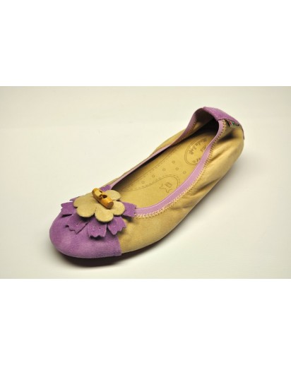 BALLERINA SABBIA-LILLA NEW ITALIA