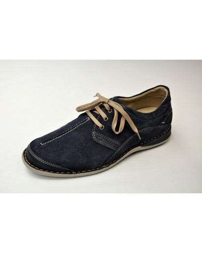 SCARPA UOMO CAMOSCIO BLU      BELLINI