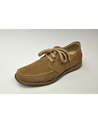 SCARPA UOMO CAMOSCIO SENAPE   BELLINI