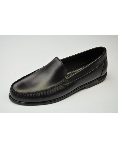 MOCASSINO UOMO NAPPA NERO    FREETIME