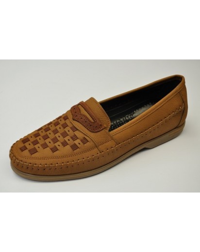 MOCASSINO UOMO BRUCIATO-MARRON FREETIME