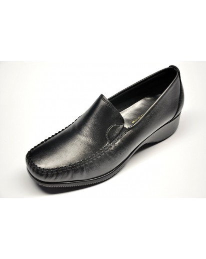 MOCASSINO NAPPA NERO ZEPPA30 FREETIME