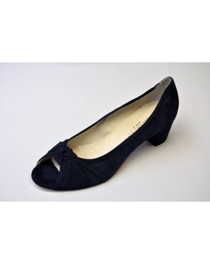 SCARPA PUNTA APERTA SUEDE BLU TA50 ERCOL