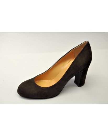 SCARPA DECOLTE` CAMOSCIO T.MORO ST