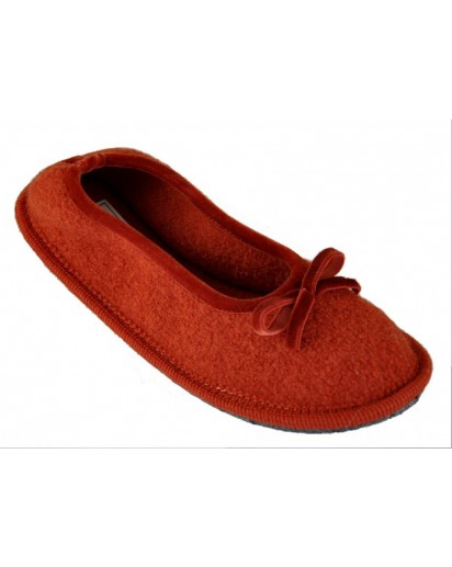 BALLERINA PANTOFOLA ROSSA LE CLARE