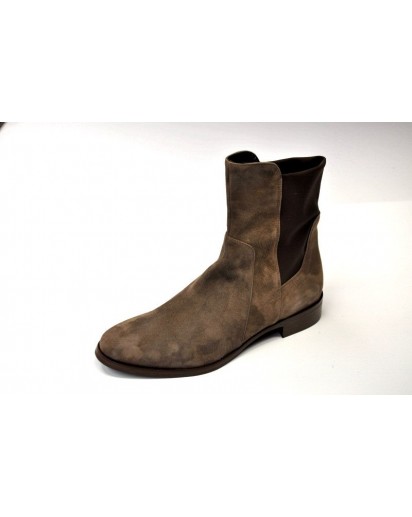 STIVALETTO CAMOSCIO VISONE TACCO 25