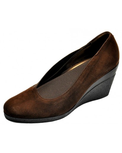 SCARPA CAMOSCIO CAFFE` ZEPPA 70MM