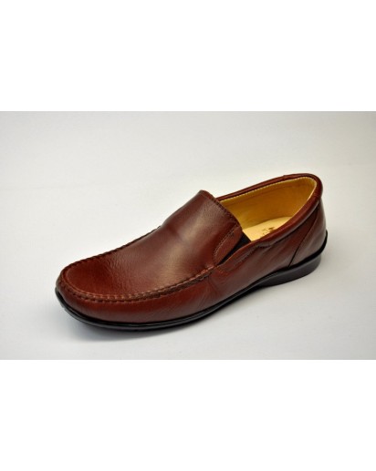 MOCASSINO VITELLO MARRONE ZANIN