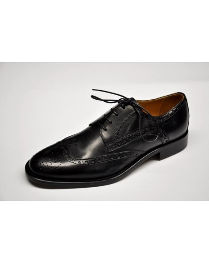 SCARPA DERBY VITELLO NERO