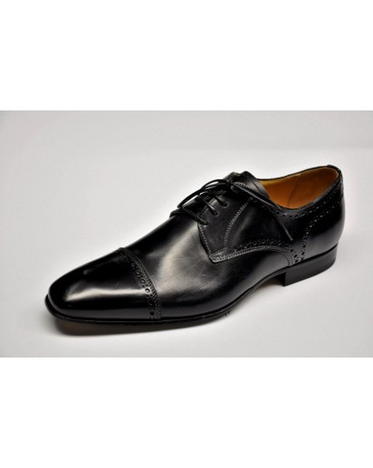 SCARPA DERBY P.DRITTO FORATO VIT.NERO