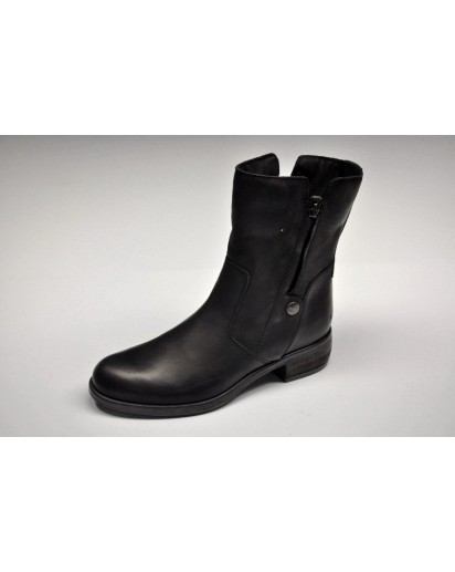 STIVALETTO VITELLO NERO TACCO 30MM