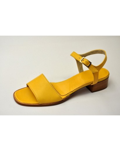 SANDALO VITELLO LIMONE TACCO 30