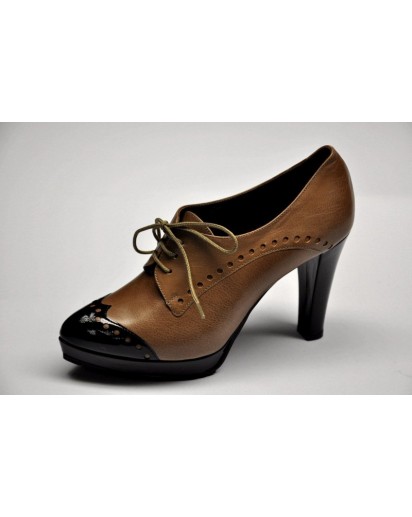 SCARPA ALLACCIATA TACCO 90MM ELATA