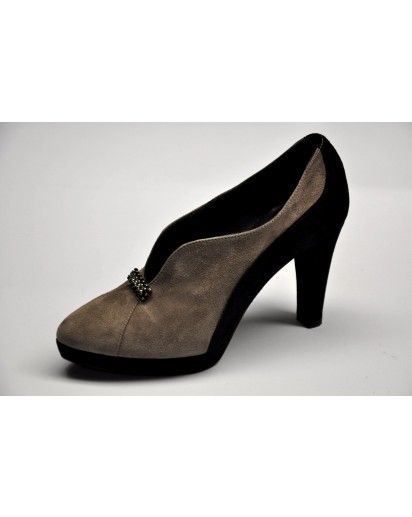 SCARPA ALLACCIATA TACCO 90MM ELATA