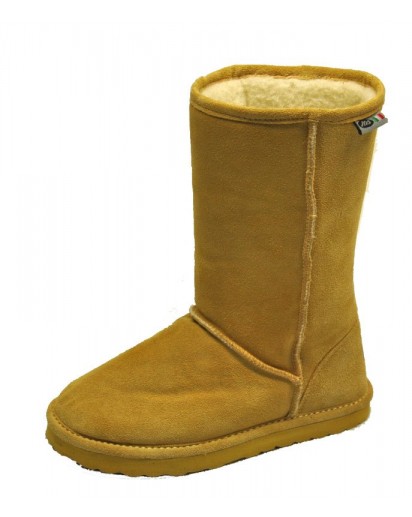STIVALE TIPO UGG CAMOSCIO SABBIA BASSO