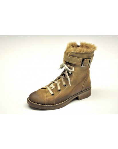 STIVALETTO CROSTA INVECCHIATA BEIGE