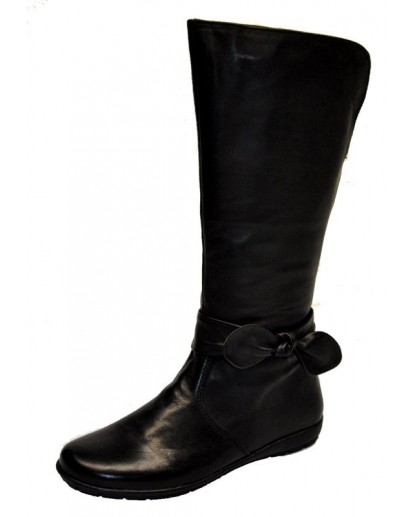 STIVALE PELLE NERO