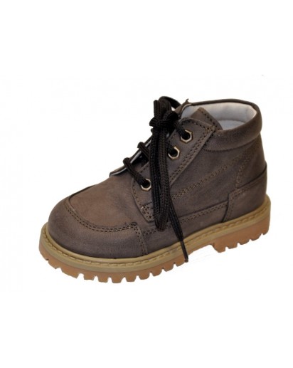 SCARPA ALLACCIATA PELLE T.MORO