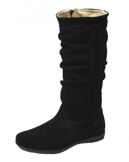 STIVALE PELLE SCAMOSCIATA NERO