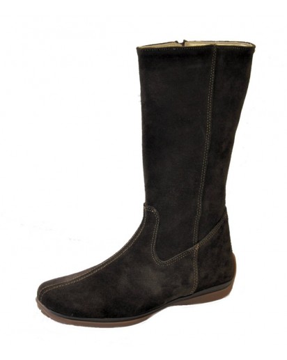 STIVALETTO CAMOSCIO CAFFE`