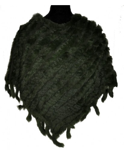 PONCHO LAPIN CON CODINE VERDE