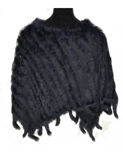 PONCHO LAPIN CON CODINE BLU