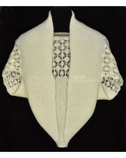 SCIARPA LANA BIANCO