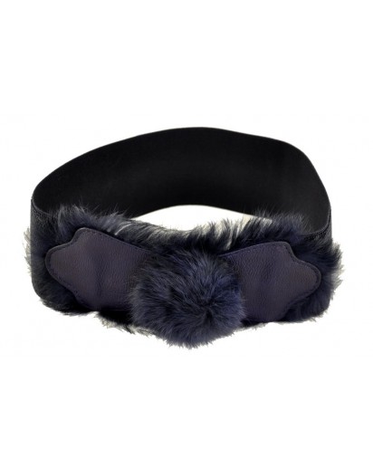 CINTURA ELASTICIZZATA PONPON LAPIN BLU