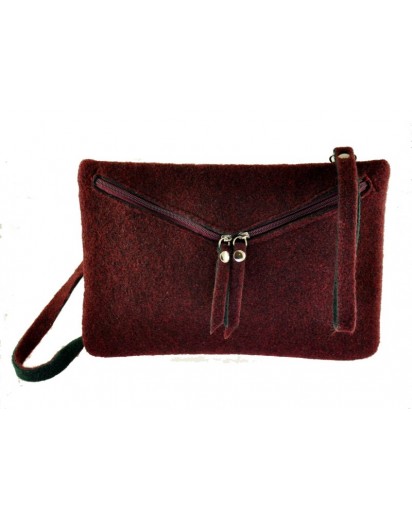 POCHETTE FELTRINO BORDO`