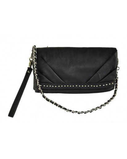 POCHETTE ECOPELLE NERO