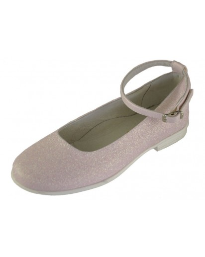 BALLERINA TESSUTO GLITTER ROSA