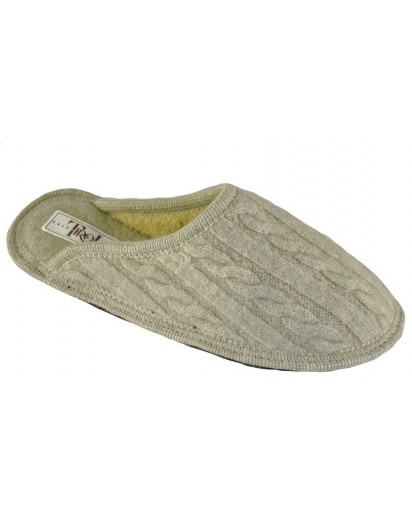 PIANELLA MAGLIA AD INTRECCIO BEIGE