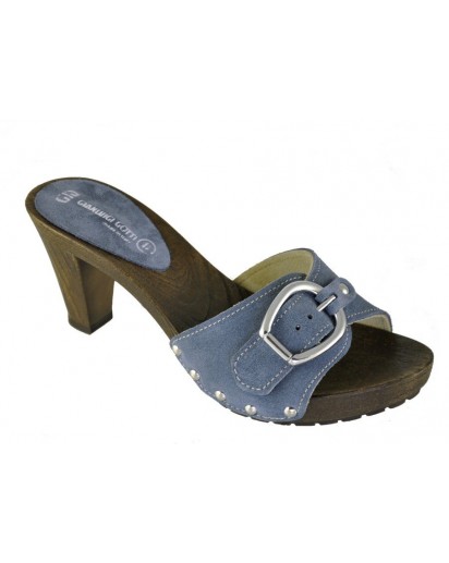 ZOCCOLO CAMOSCIO JEANS GOTTI