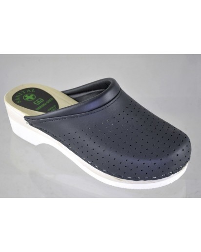 ZOCCOLO PELLE MICROFOR. BLU LEGNO