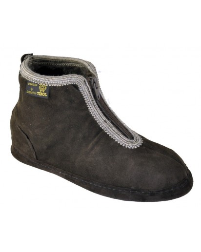 PANTOFOLA ALTA CON CERNIERA MONTONE T.M.