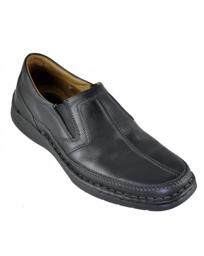 MOCASSINO PELLE NERA ZEN