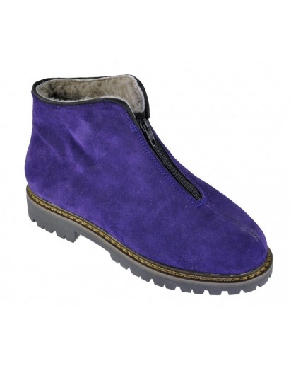 POLACCO CON CERNIERA MONTONE VIOLA