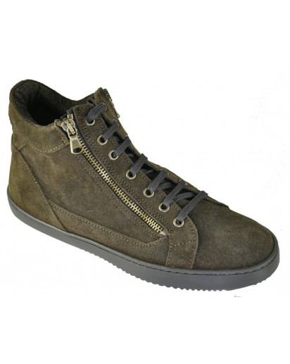 SNEAKER LACCIO CAMOSCIO T.MORO + 2 CERN.