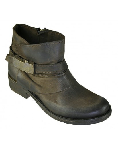 STIVALETTO NABUK T.MORO SPAZZOLATO