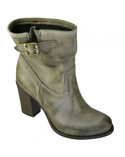 STIVALETTO NABUK TAUPE  SPAZZOLATO