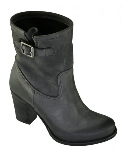 STIVALETTO NABUK GRIGIO SPAZZOLATO