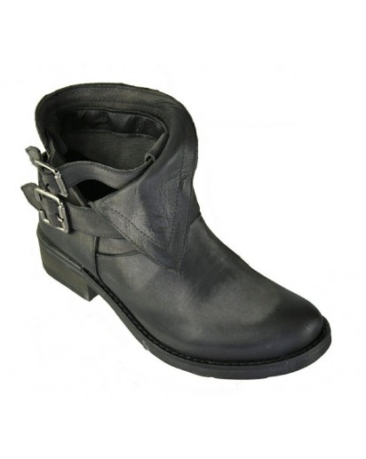 STIVALETTO NABUK GRIGIO SPAZZOLATO