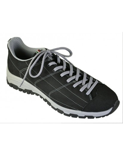 SNEAKER TREKKING NABUK NERO INGRASSATO