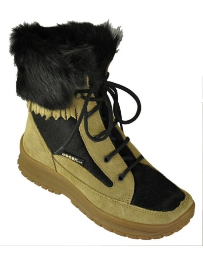 DOPOSCI LULU` CAVALLINO+LAPIN NERO/TAN