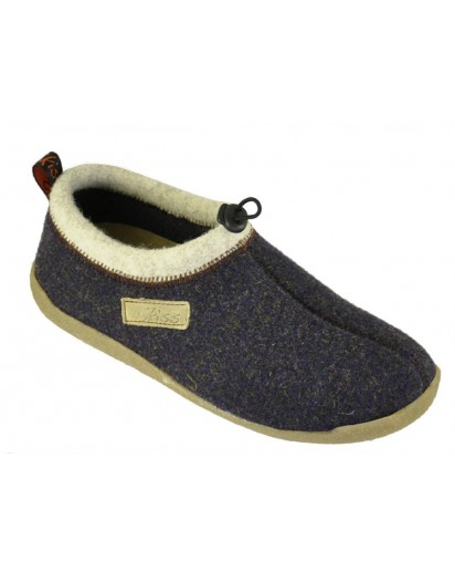 PANTOFOLA CHIUSA FELTRINO LANA THISTLE
