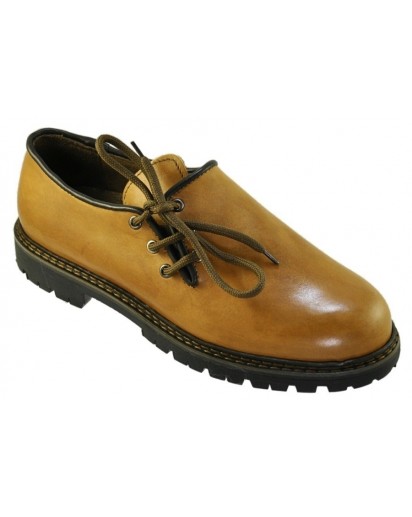 SCARPA ALLACCIATA SUL FIANCO VACC. CUOIO